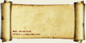 Angelina Zafirović vizit kartica